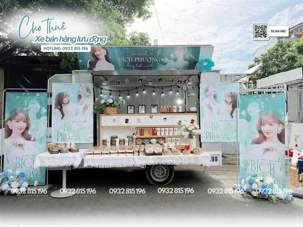 Food truck tiếp ứng năng lượng cho thần tượng cho thuê với giá rẻ
